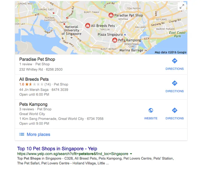 Local seo singapore