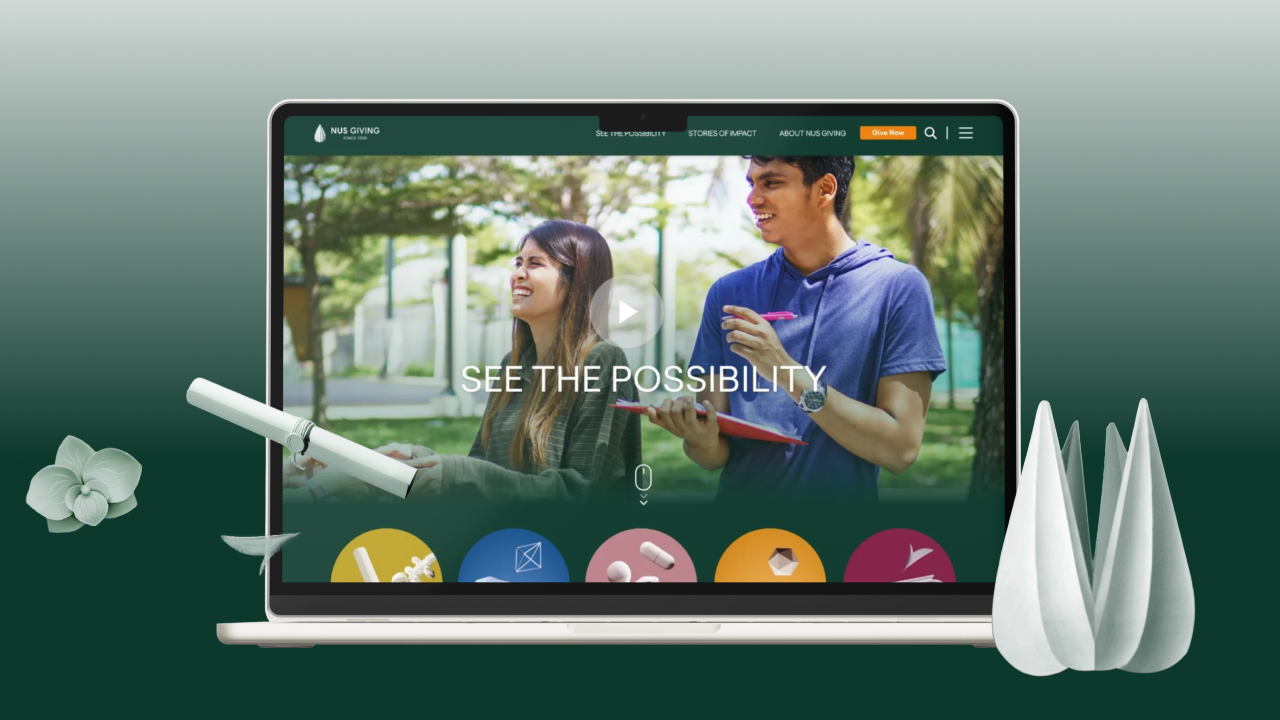 NUS Giving — A brand idea that lifted donations 45%