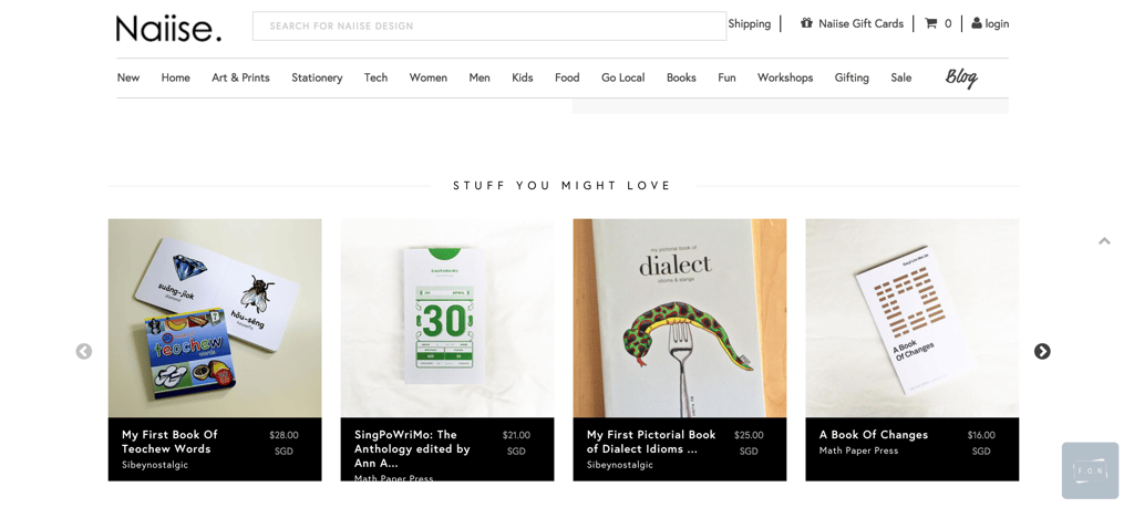 naiise cross-sell for an individual product page.png