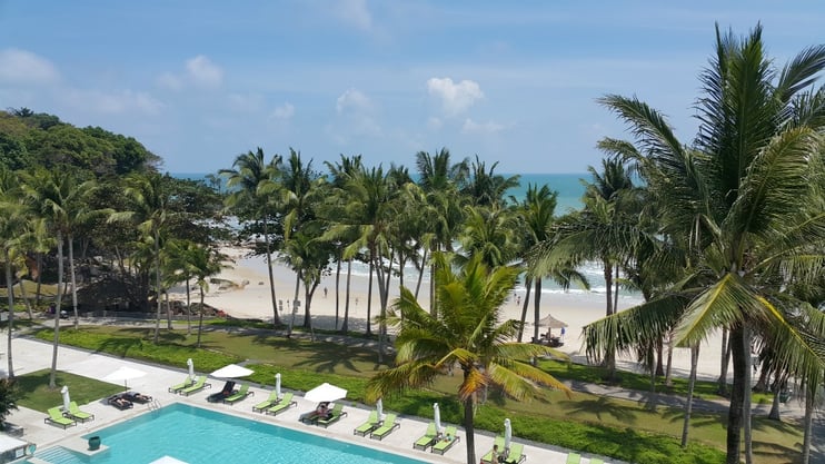 Club Mediterranean Bintan swimming pool and beach.jpg