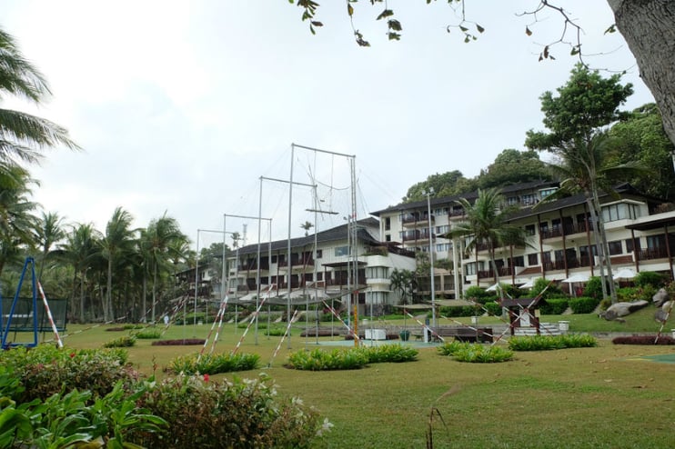 Trapeze school in Club Mediterranean Bintan