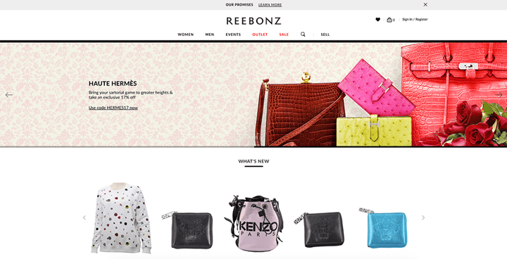 Reebonz is a luxury website