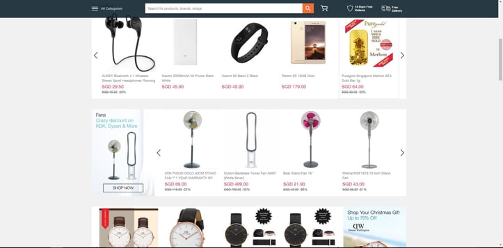 Lazada online retail store