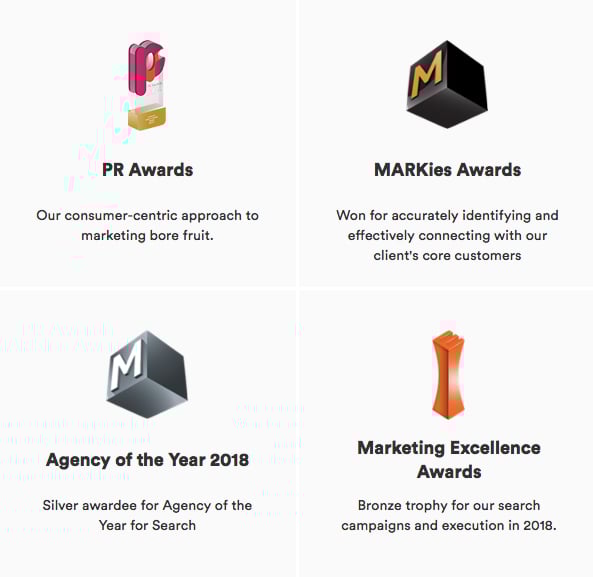Construct Digital Agency Marketing Awards 2018