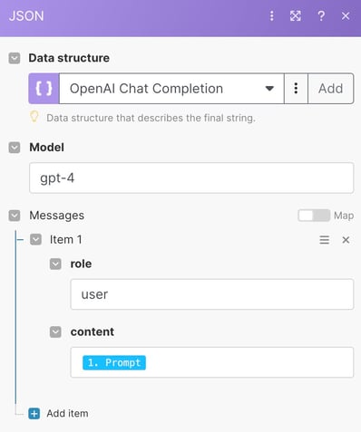 JSON module
