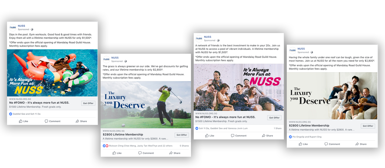 NUSS Ads Samples