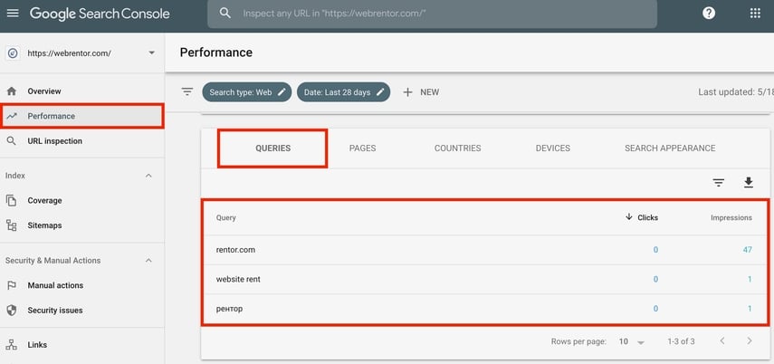 Web Performance on GSC
