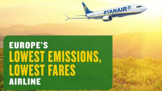 In 2019, the Advertising Standards Authority banned a Ryanair ad claiming it was the airline with Europe’s lowest emissions without sufficient evidence.