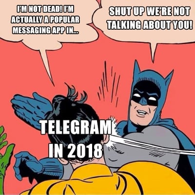 telegram in 2018