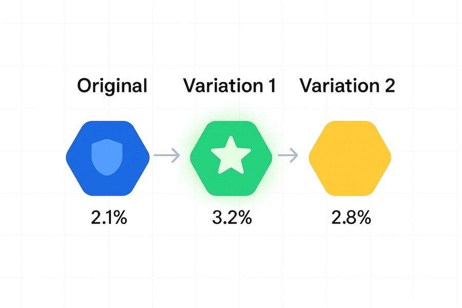 A/B testing Creative Media Assets