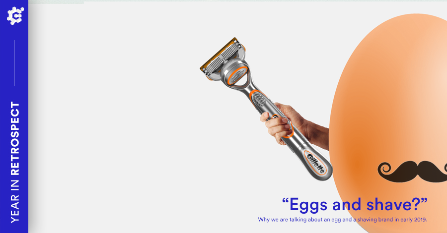 Egg and a shave Gillette Campaigns